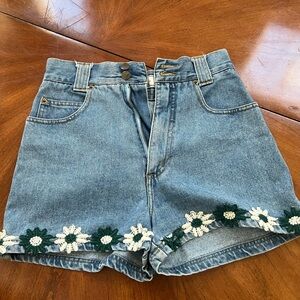 Denim shorts
